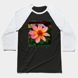 Sunburst Dahlias Baseball T-Shirt